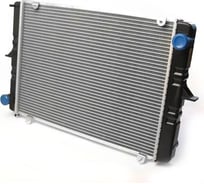 Радиатор охлаждения для ГАЗ 3302 (под рамку; 2-х рядный; алюминиевый) HOLA RC341