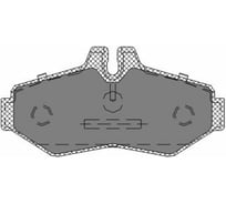 Колодки тормозные комплект 4 шт SCT SP233