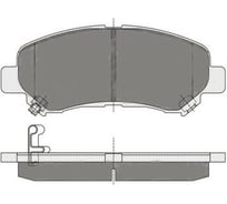 Колодки тормозные комплект 4 шт SCT SP337