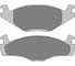 Колодки тормозные комплект 4 шт SCT SP115 1