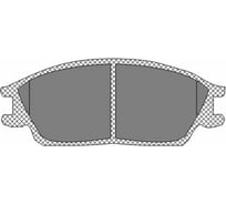 Колодки тормозные комплект 4 шт SCT SP207