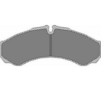 Колодки тормозные комплект 4 шт SCT SP212