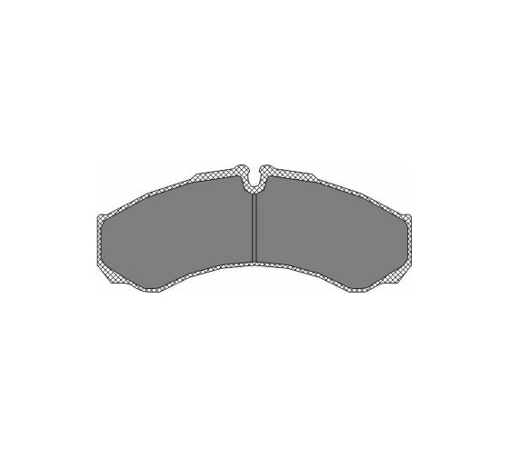 Колодки тормозные комплект 4 шт SCT SP212