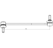 Стойка стабилизатора переднего правая Chevrolet Captiva (06-)/Opel Antara (06-) TRIALLI SP 0507