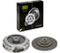 Комплект сцепления Volvo FH12 (93-)/ FM12 (98-)/ FH/FM (05-)/ FMX (10-) двухдисковый TRIALLI FR 825 1