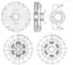 Комплект сцепления Volvo FH12 (93-)/ FM12 (98-)/ FH/FM (05-)/ FMX (10-) двухдисковый TRIALLI FR 825 3