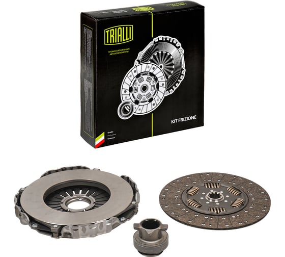 Комплект сцепления MAN TGA (03-)/TGX I (12-) ZF Ecosplit-3 c муфтой TRIALLI FR 824