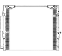 Радиатор кондиционера Sakura 54619841