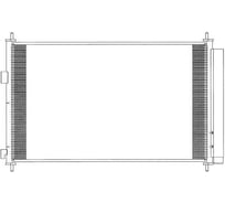 Радиатор кондиционера Sakura 54619826