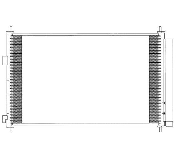 Радиатор кондиционера Sakura 54619826 1