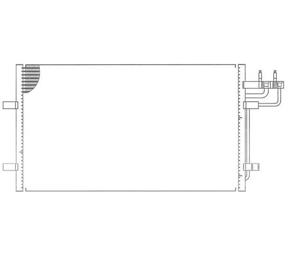 Радиатор кондиционера Sakura 51619801 1
