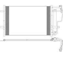 Радиатор кондиционера Sakura 53019805
