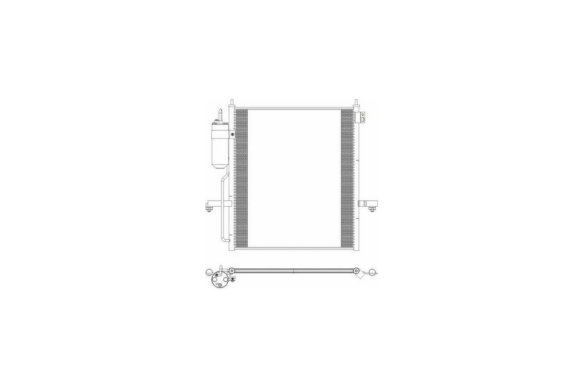 Радиатор кондиционера Sakura 53219803 - выгодная цена, отзывы ...