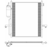 Радиатор кондиционера Sakura 53219803