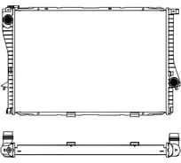 Радиатор системы охлаждения Sakura 30111011