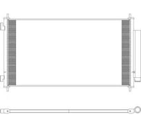 Радиатор кондиционера Sakura 52119812