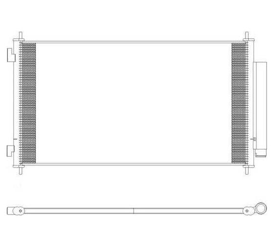 Радиатор кондиционера Sakura 52119812 1