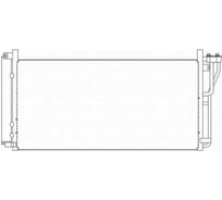 Радиатор кондиционера Sakura 52219806