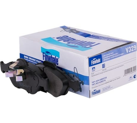 Колодки передние дисковые Fusion(02-12), Fiesta(01-08), Mazda2 FINWHALE V329