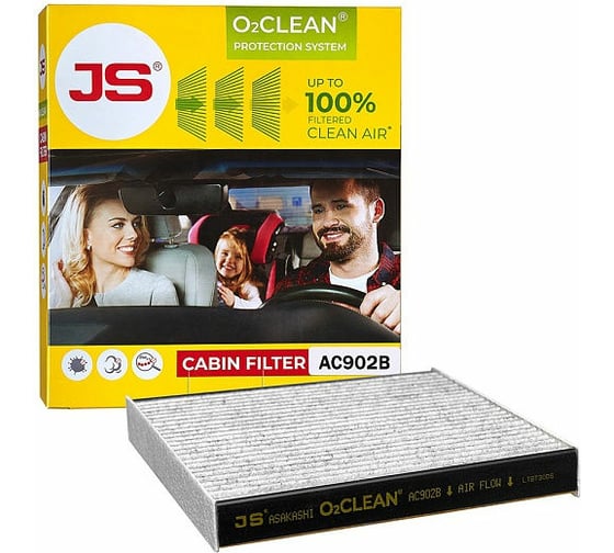Антибактериальная система очистки воздуха в салоне JS Asakashi AC902B_JS 1
