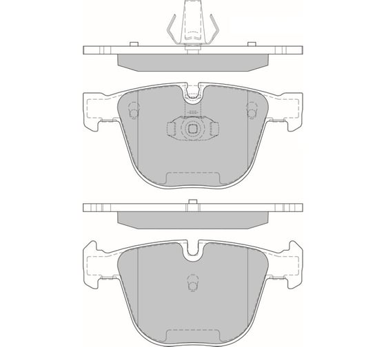 Колодки тормозные AV208 дисковые (противоскрипная пластина в комплекте) Avantech 1740233 1