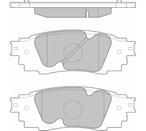 Колодки тормозные AV4401 дисковые (противоскрипная пластина в комплекте) Avantech 128596 1