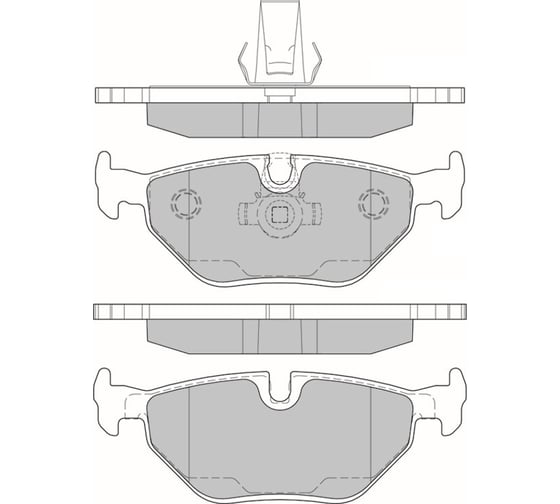 Колодки тормозные AV213 дисковые (противоскрипная пластина в комплекте) Avantech 1740236 1