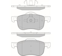 Колодки тормозные AV747 дисковые Avantech 104412