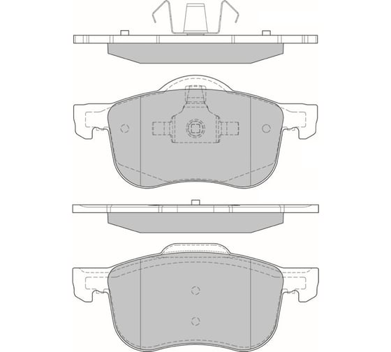 Колодки тормозные AV747 дисковые Avantech 104412 1