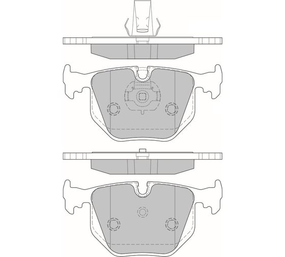 Колодки тормозные AV206 дисковые (противоскрипная пластина в комплекте) Avantech 1740232 1