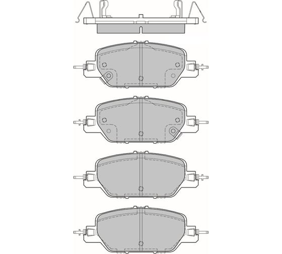 Колодки тормозные AV083 дисковые Avantech 104461 1