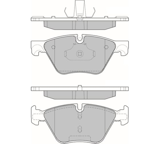 Колодки тормозные AV301 дисковые (противоскрипная пластина в комплекте) Avantech 122239