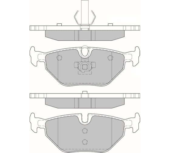 Колодки тормозные AV817 дисковые (противоскрипная пластина в комплекте) Avantech 120871 1