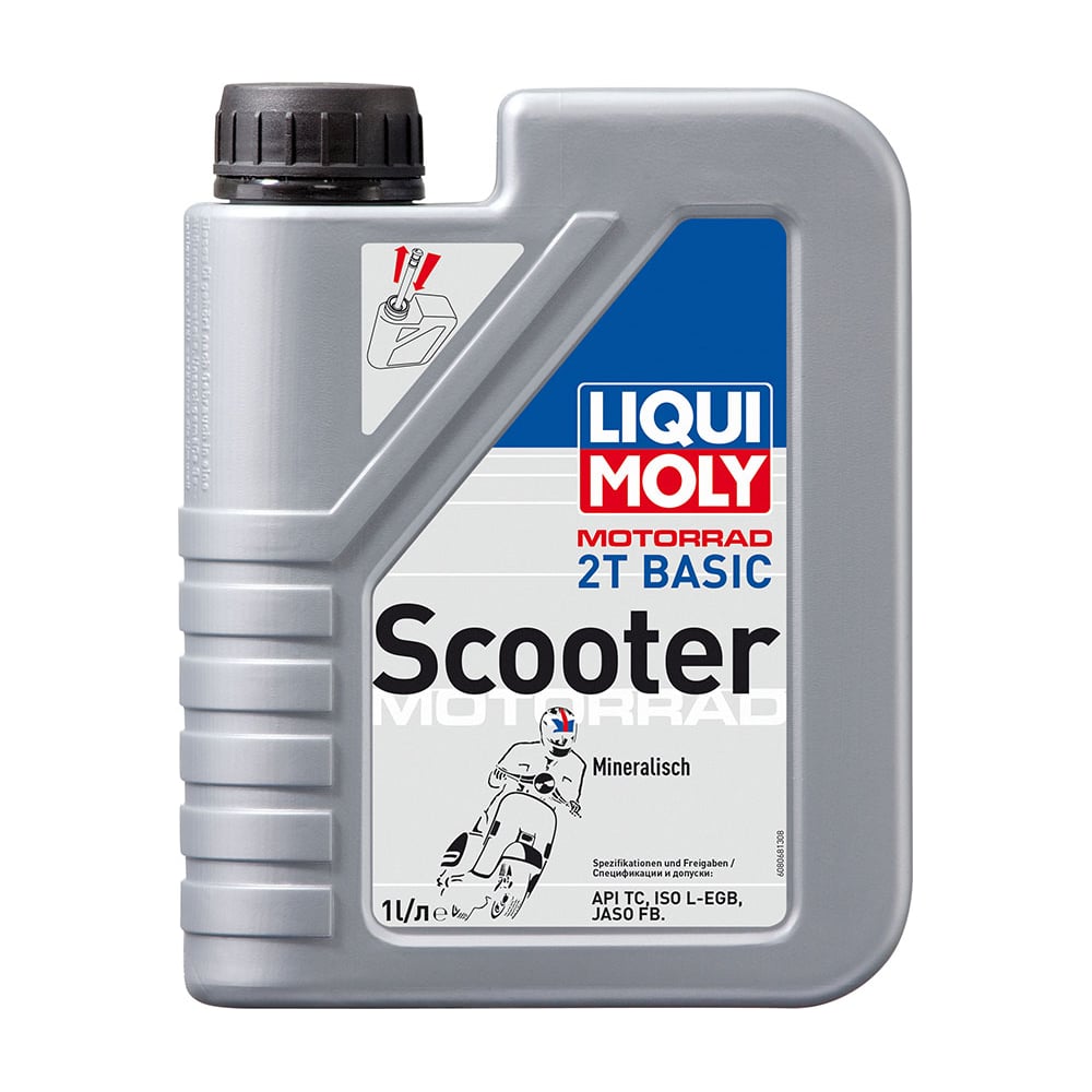 Минеральное моторное масло для скутеров LIQUI MOLY Motorrad Scooter 2T ...