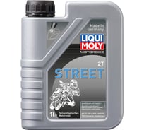 Полусинтетическое моторное масло для 2-тактных мотоциклов 1л LIQUI MOLY Motorbike 2T Street 3981