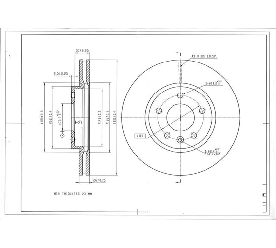 Диск тормозной BR3018S Avantech 1738126