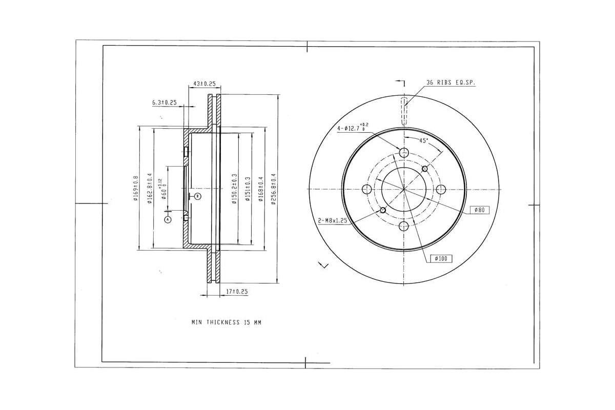 Диск тормозной BR0244S Avantech 199462 - выгодная цена, отзывы ...