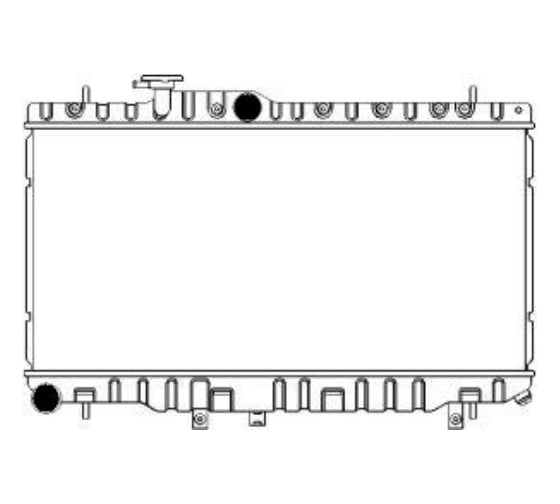 Радиатор системы охлаждения Sakura 4422-1004 44221004 1