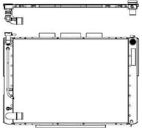 Радиатор системы охлаждения Sakura 4271-1001 42711001