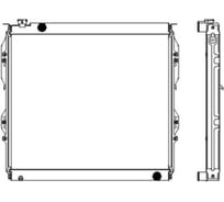 Радиатор системы охлаждения Sakura 4462-1017 44621017