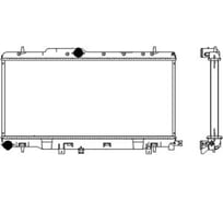 Радиатор системы охлаждения Sakura 34211031