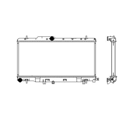 Радиатор системы охлаждения Sakura 34211031 1