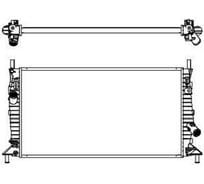 Радиатор системы охлаждения Sakura 31611011