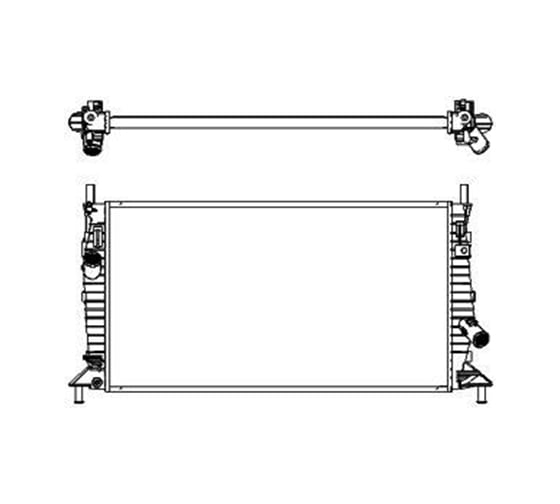 Радиатор системы охлаждения Sakura 31611011 1