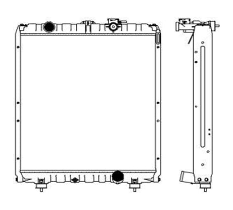 Радиатор системы охлаждения Sakura 32211016