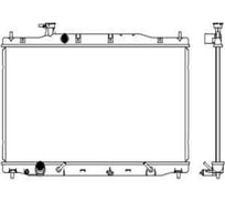 Радиатор системы охлаждения Sakura 32118508