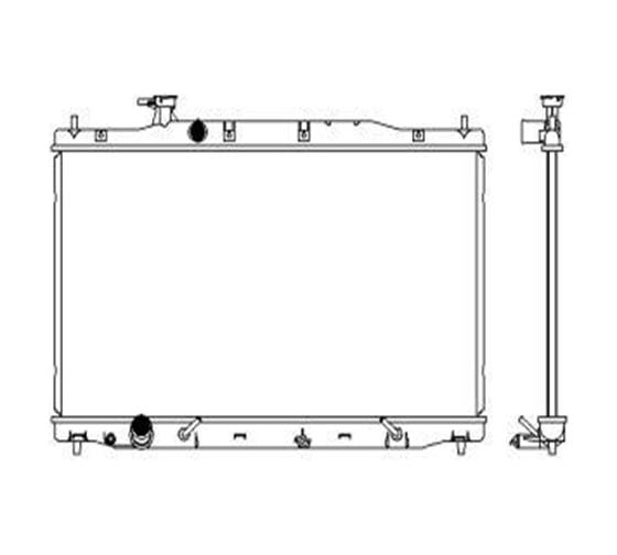 Радиатор системы охлаждения Sakura 32118508 1