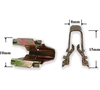 Автокрепеж металлический 10 шт Крепавто M2024