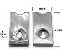 Автокрепеж металлический 10 шт Крепавто M2043