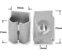 Автокрепеж металлический 10 шт Крепавто M2026